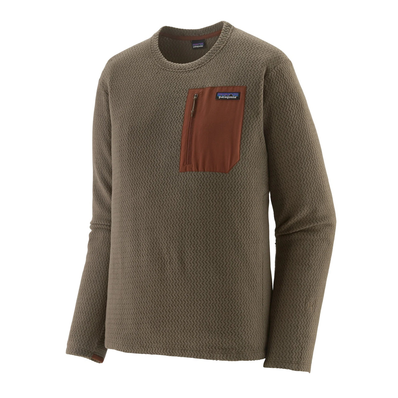 Patagonia R1 Air Crew Fleece Marlow Brown Sweatshirt, – Pipeline 
