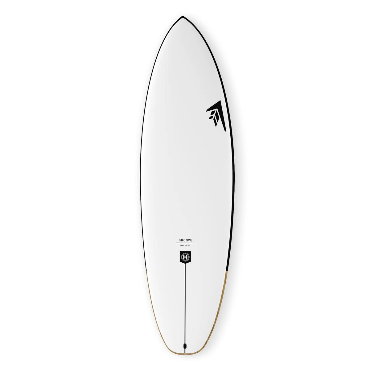 Surfboard Firewire 5`10" The Groove Squash Helium Futures White