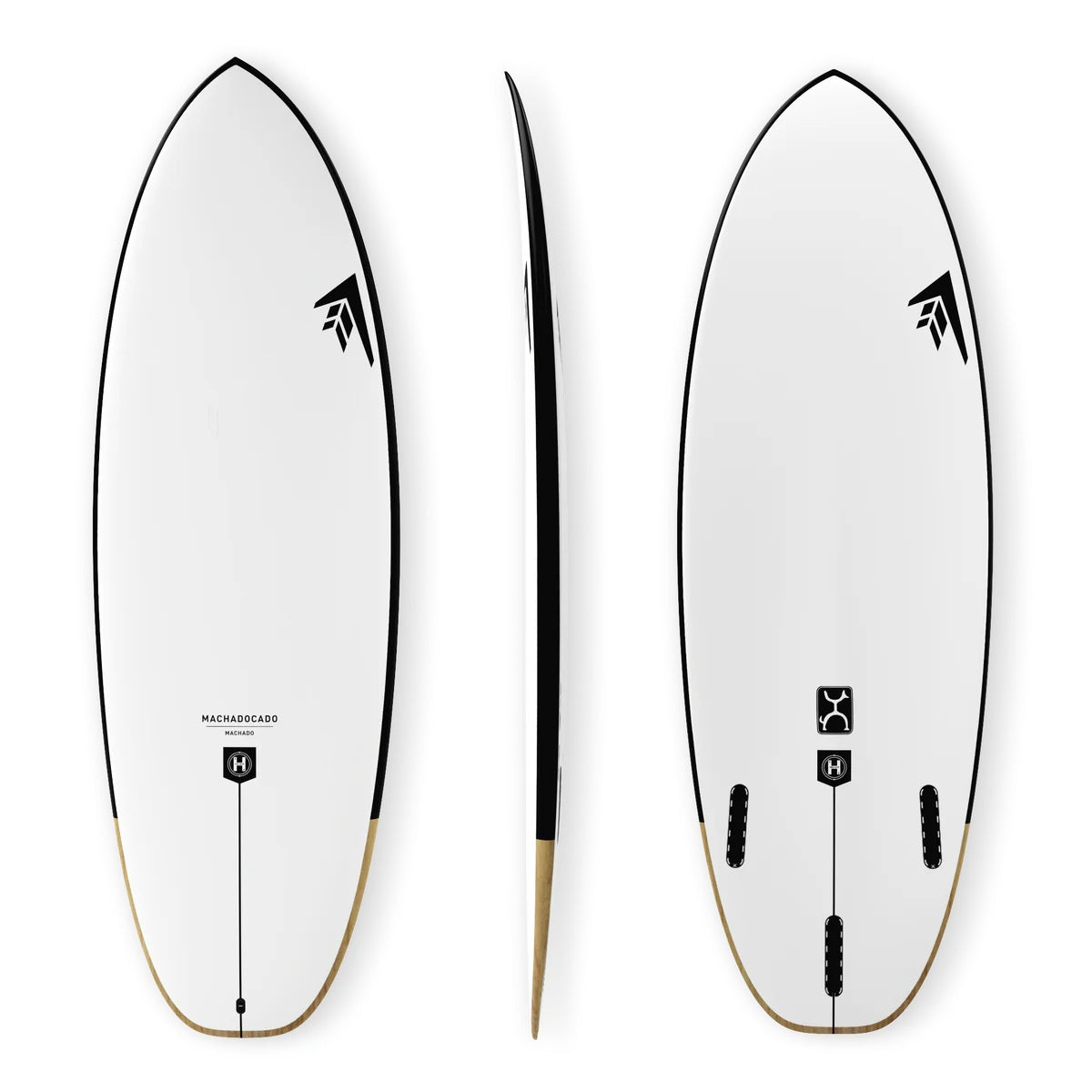 Surfboard Firewire 5`6" Machadocado Rounded Square Helium White Futures
