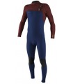 Fato Surf O´Neill 4.3MM Hyperfreak Chest Zip Navy/Bloods 