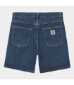 Calções Carhartt Newel Blue Stone Washed