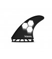 Quilhas Futures Am2 Honeycomb Large Black/White Tri Fins