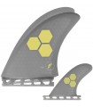 QUILHAS FUTURE AMT HONEYCOMB TWIN 2+1 GREY/BEIGE LOGO