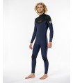 Fato Surf Rip Curl 3.2mm Dawn Patrol Back Zip Navy