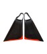 Pés de Pato Hubboards Air Houston Cut Black/Red