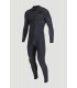 Fato Surf O`neill 4.3mm Hyperfreak Fire Chest Zip Black/Black