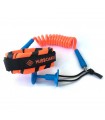 LEASH BODYBOARD HUBBOARDS COMP BICEP ORANGE