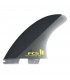 Fins FCS II MF Mick Fanning PG Pro Medium Black/Acid Tri Fins