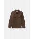 Jacket Rhythm Insulated Overshirt Chocolate