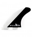 Quilhas FCS II MF Mick Fanning PC Large Black/White Tri Fins