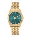 Watch Nixon Medium Time Teller Light Gold/Turquoise
