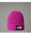 Gorro The North Face Logo Box Cuffed Deep Mulberry