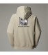 Sweat The North Face Raglan Redbox Hoodie Clay Grey/TNF Black