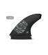 Fins Futures Vector 3/2 Alpha Large Carbon/Silver Tri Fins