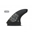 Quilhas Futures Vector 3/2 Alpha Large Carbon/Silver Tri Fins