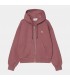 Casaco Carhartt WIP W' Casey Hooded Dusky Pink/Silver