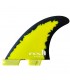 FCS II Fins Mason Ho Large PC Aircore Black/Yellow Tri Fins