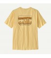 T-shirt Patagonia '73 Skyline Organic Buttercup Yellow