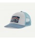 Boné Patagonia Kids Trucker Hat Ridge Rise Stripe Light Plume Grey